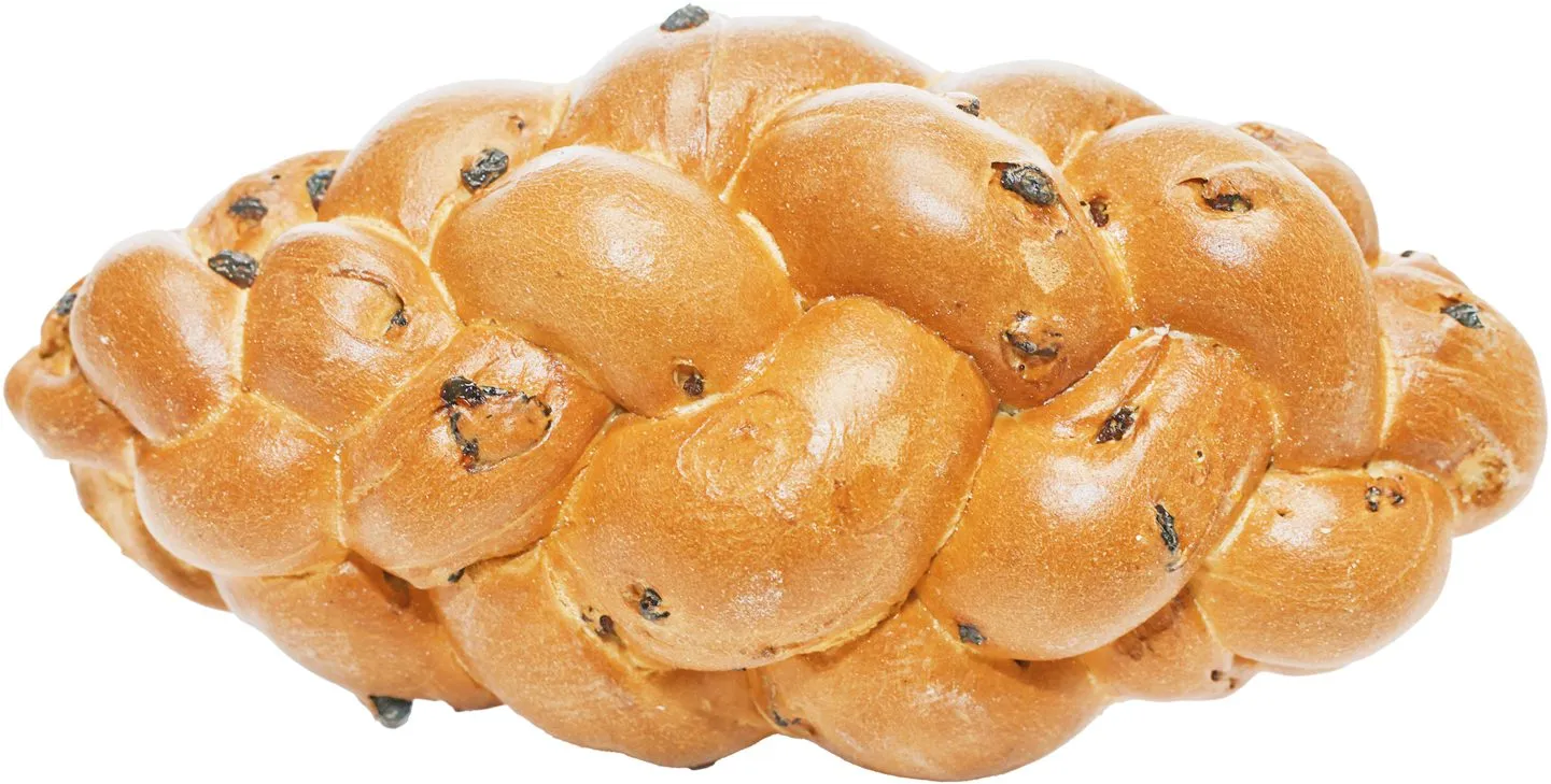 Kranich Striezel mit Rosinen